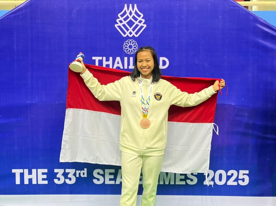 Torehkan Prestasi Di SEA Games, Polwan Polresta Banyumas Raih Medali Perunggu Sepak Takraw