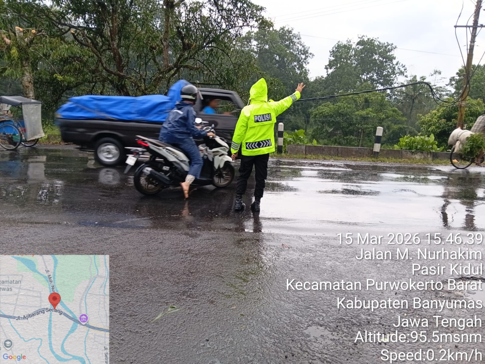 OKC 2026, Polresta Banyumas Siagakan Personel Atur Lalu Lintas di Simpang Monumen Pangsar Sudirman